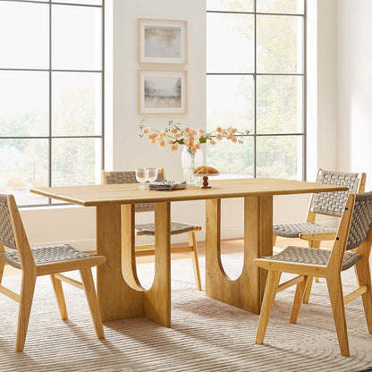 Rivian Rectangular 70" Wood Dining Table