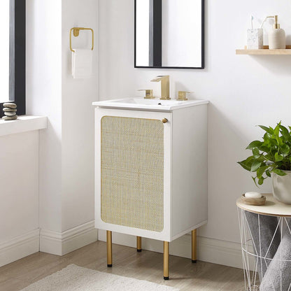 Chaucer 18" Bathroom Vanity Cabinet (Sink Basin Not Included)