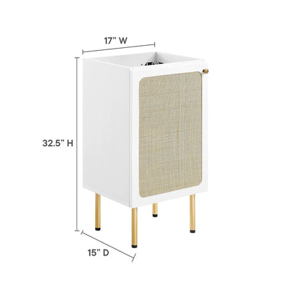 Chaucer 18" Bathroom Vanity Cabinet (Sink Basin Not Included)