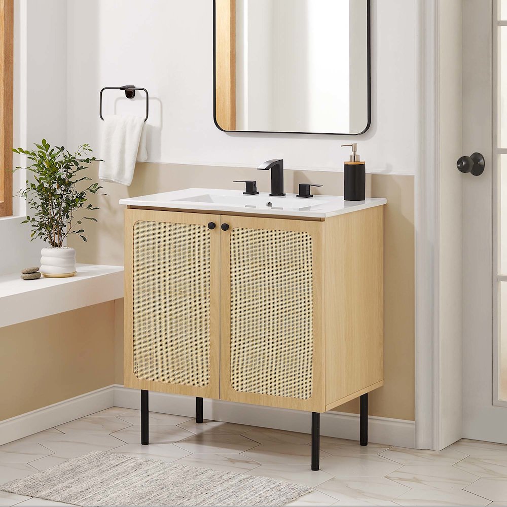 Chaucer 30" Bathroom Vanity Cabinet (Sink Basin Not Included)
