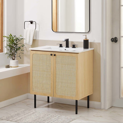 Chaucer 30" Bathroom Vanity Cabinet (Sink Basin Not Included)