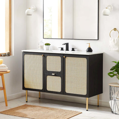 Chaucer 48" Bathroom Vanity Cabinet (Sink Basin Not Included)