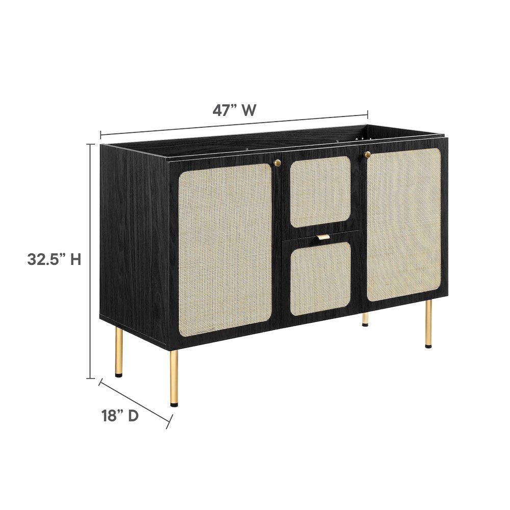Chaucer 48" Bathroom Vanity Cabinet (Sink Basin Not Included)