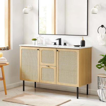 Chaucer 48" Bathroom Vanity Cabinet (Sink Basin Not Included)