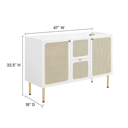Chaucer 48" Bathroom Vanity Cabinet (Sink Basin Not Included)