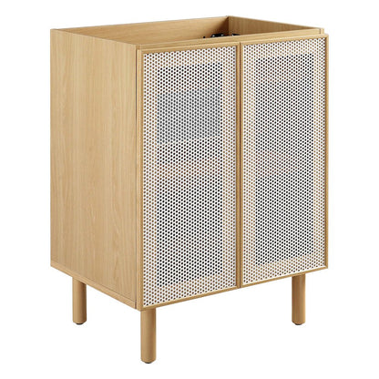 Calla 24" Perforated Metal Bathroom Vanity Cabinet (Sink Basin Not Included)
