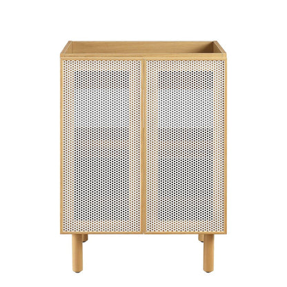 Calla 24" Perforated Metal Bathroom Vanity Cabinet (Sink Basin Not Included)