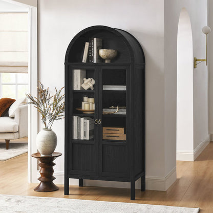 Tessa Tall Arched Storage Display Cabinet