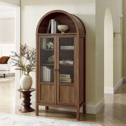 Tessa Tall Arched Storage Display Cabinet