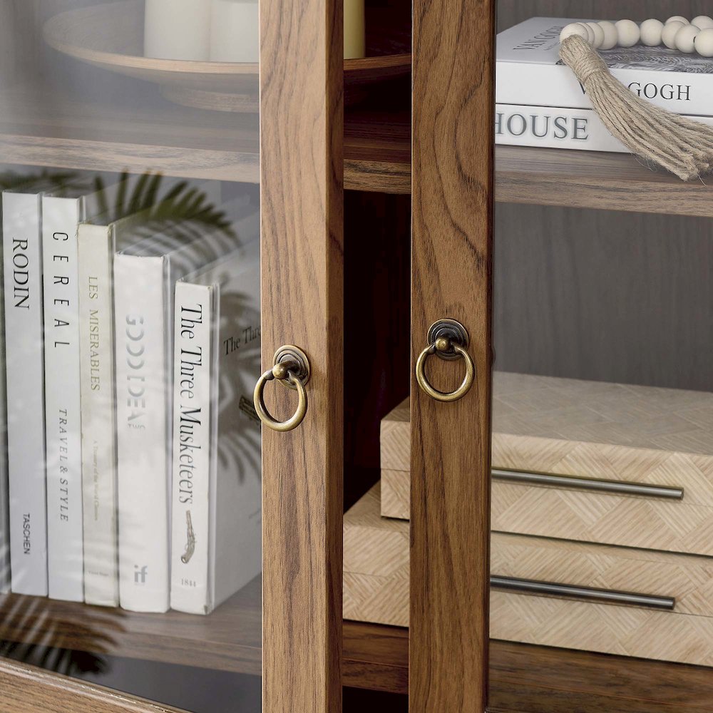 Tessa Tall Arched Storage Display Cabinet
