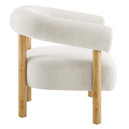 Sable Upholstered Fabric Armchair