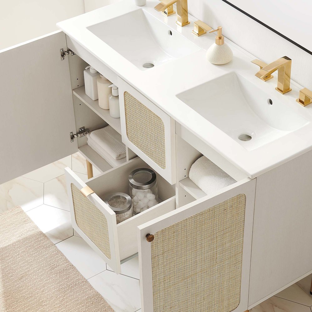 Chaucer 48" Double Sink Bathroom Vanity