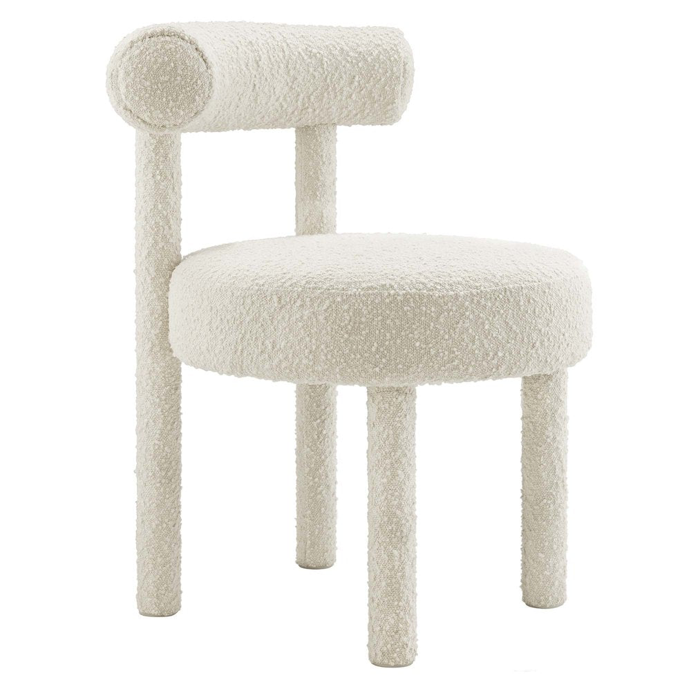 Toulouse Boucle Fabric Dining Chair Set of 2