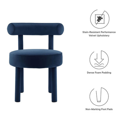 Toulouse Performance Velvet Dining Chair - Set of 2