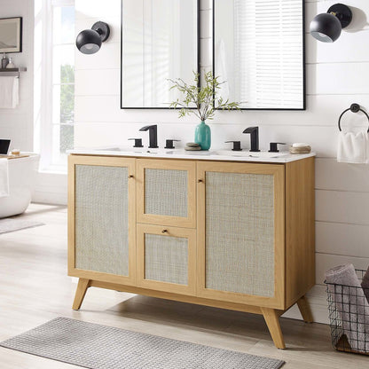 Soma 48” Double Sink Bathroom Vanity