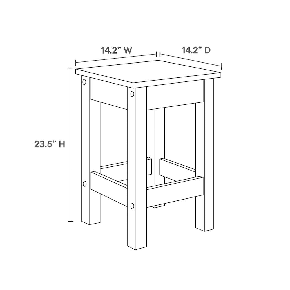 Meadowbrook 3-Piece Kitchen Island and Stool Set