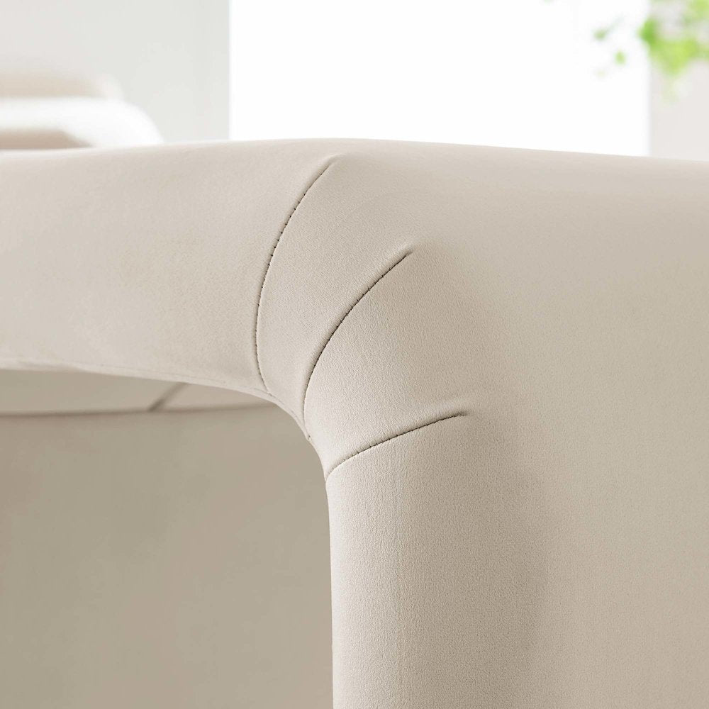 Koda Performance Velvet Waterfall Stool