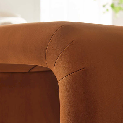 Koda Performance Velvet Waterfall Stool