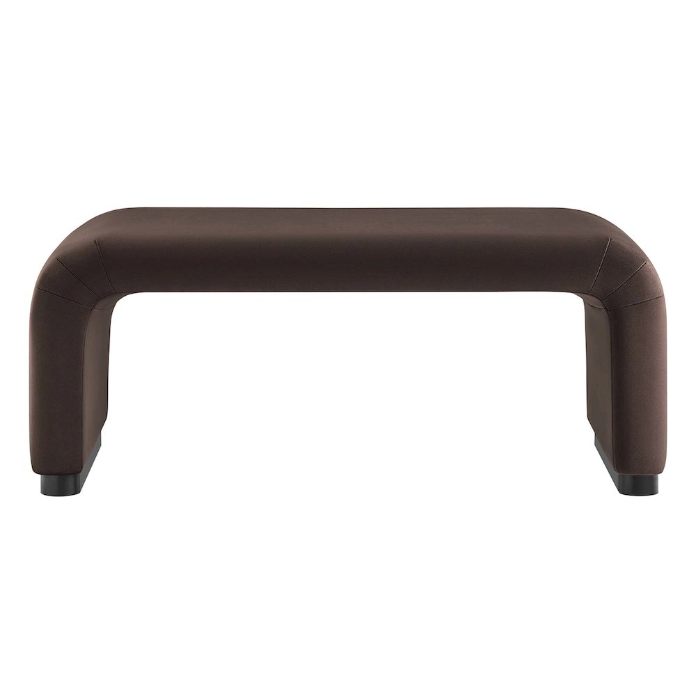 Koda Performance Velvet Waterfall Ottoman
