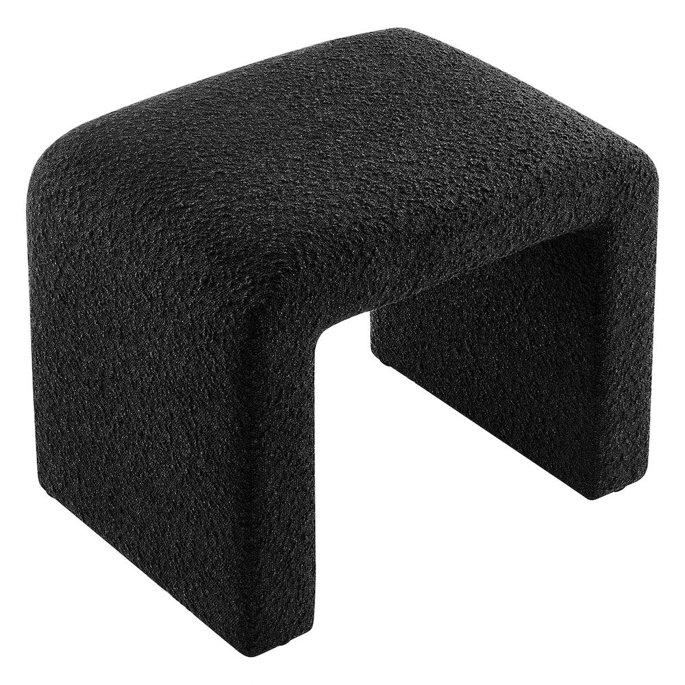 Simba Boucle Fabric Waterfall Stool