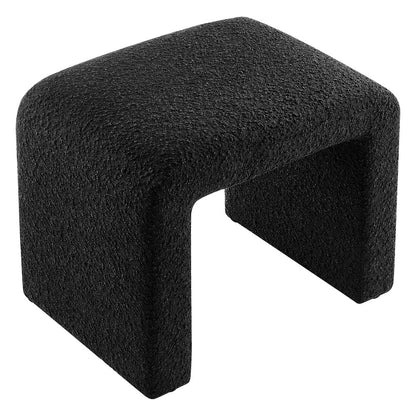 Simba Boucle Fabric Waterfall Stool