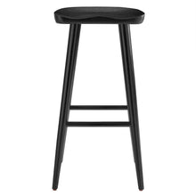 Saville Backless Wood Bar Stools Set of 2