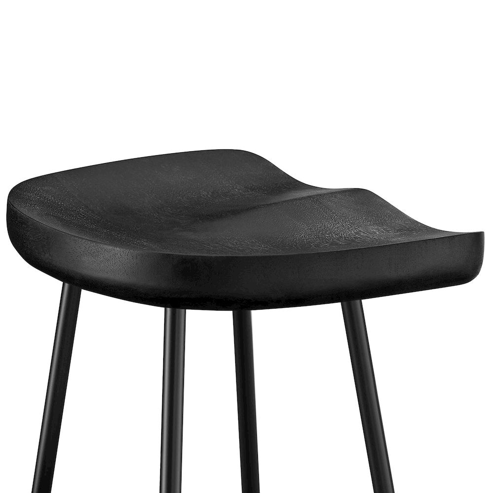 Concord Backless Wood Bar Stools Set of 2