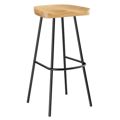 Concord Backless Wood Bar Stools Set of 2