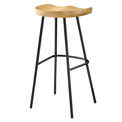 Concord Backless Wood Bar Stools Set of 2