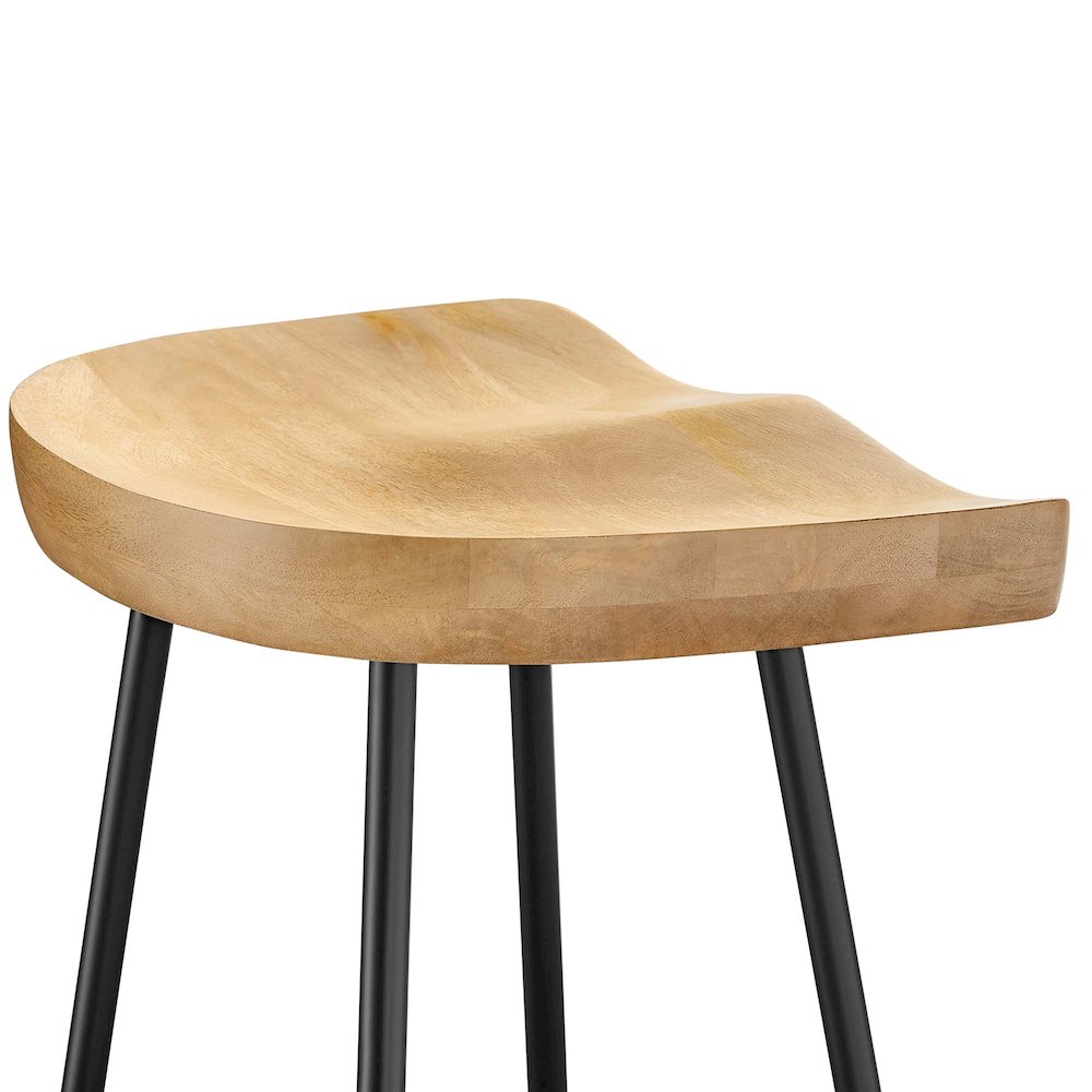 Concord Backless Wood Bar Stools Set of 2