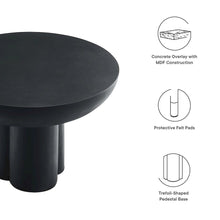 Caspian Round Concrete Coffee Table