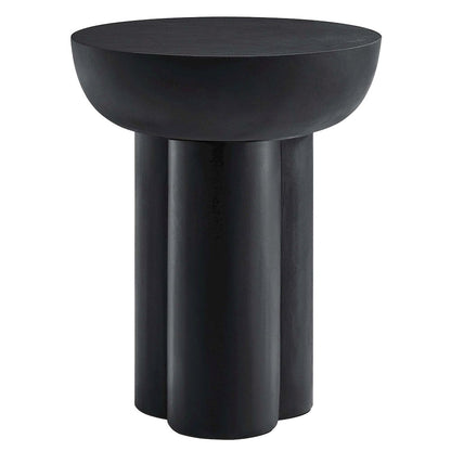Caspian Round Concrete Side Table