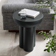 Caspian Round Concrete Side Table