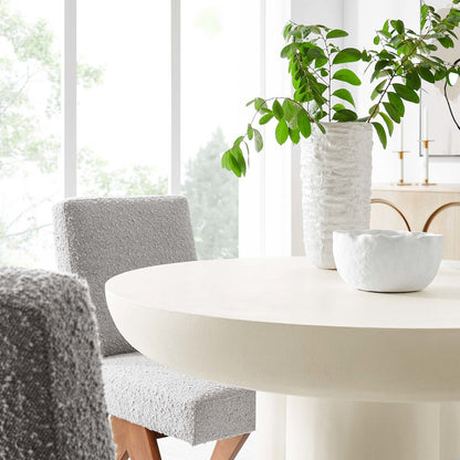Caspian 40" Round Concrete Dining Table