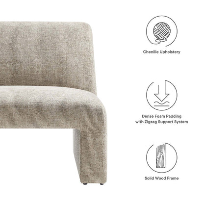 Amita Chenille Upholstered Accent Chair