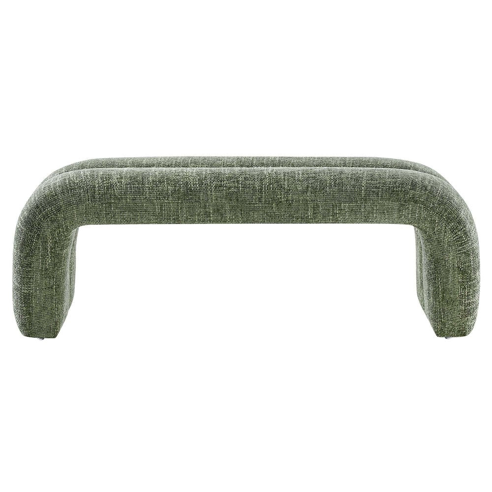 Dax 50.5" Chenille Upholstered Accent Bench