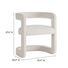 Winslow Performance Velvet Barrel Accent Chair