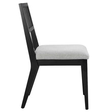 Nimba Faux Rattan Fabric Dining Chairs Set of 2