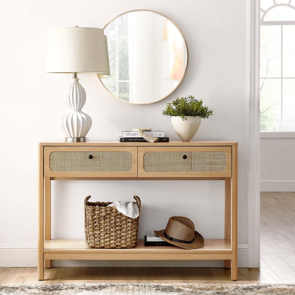 Chaucer Wood Entryway Console Table