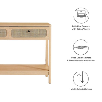 Chaucer Wood Entryway Console Table