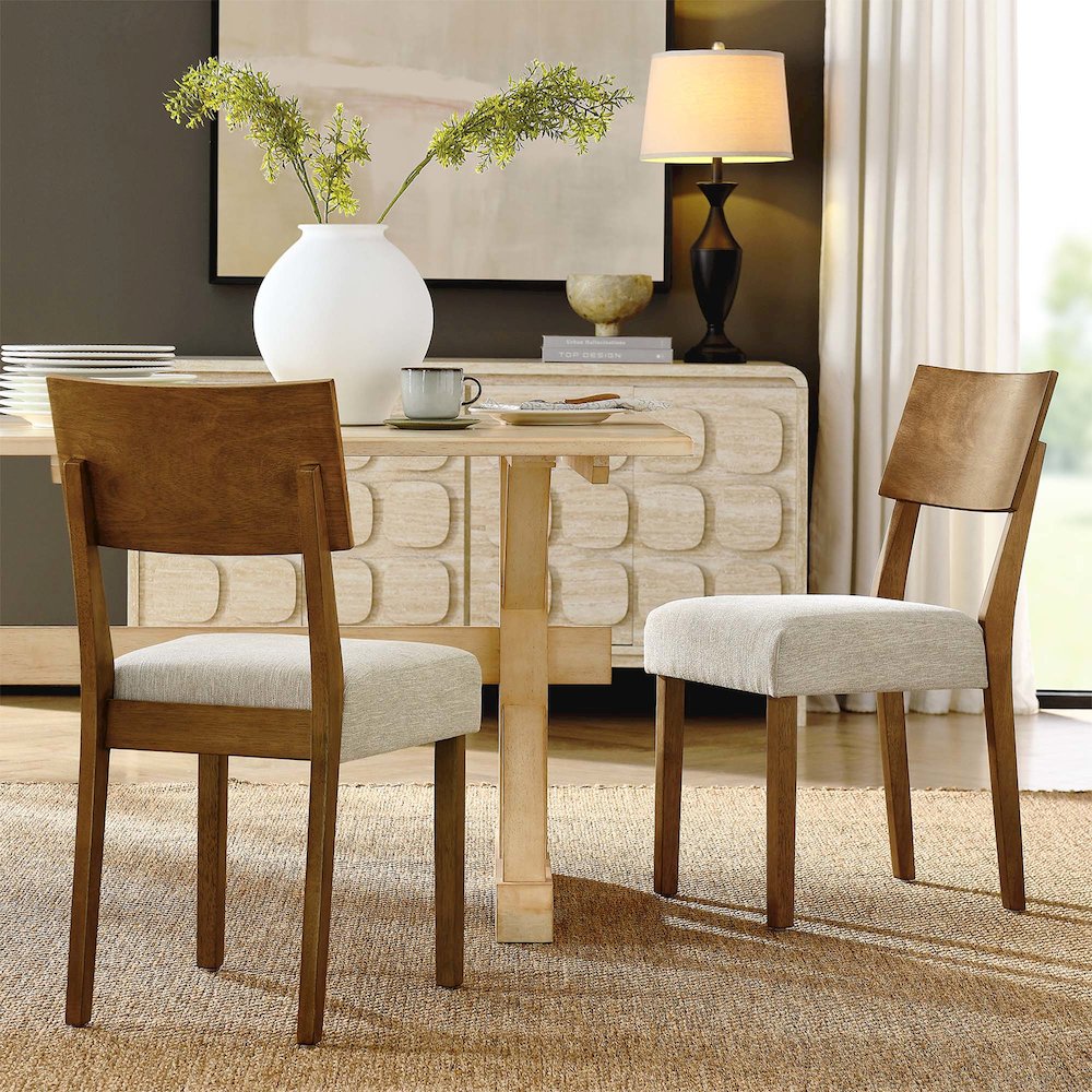 Pax Wood Dining Side Chairs Set of 2