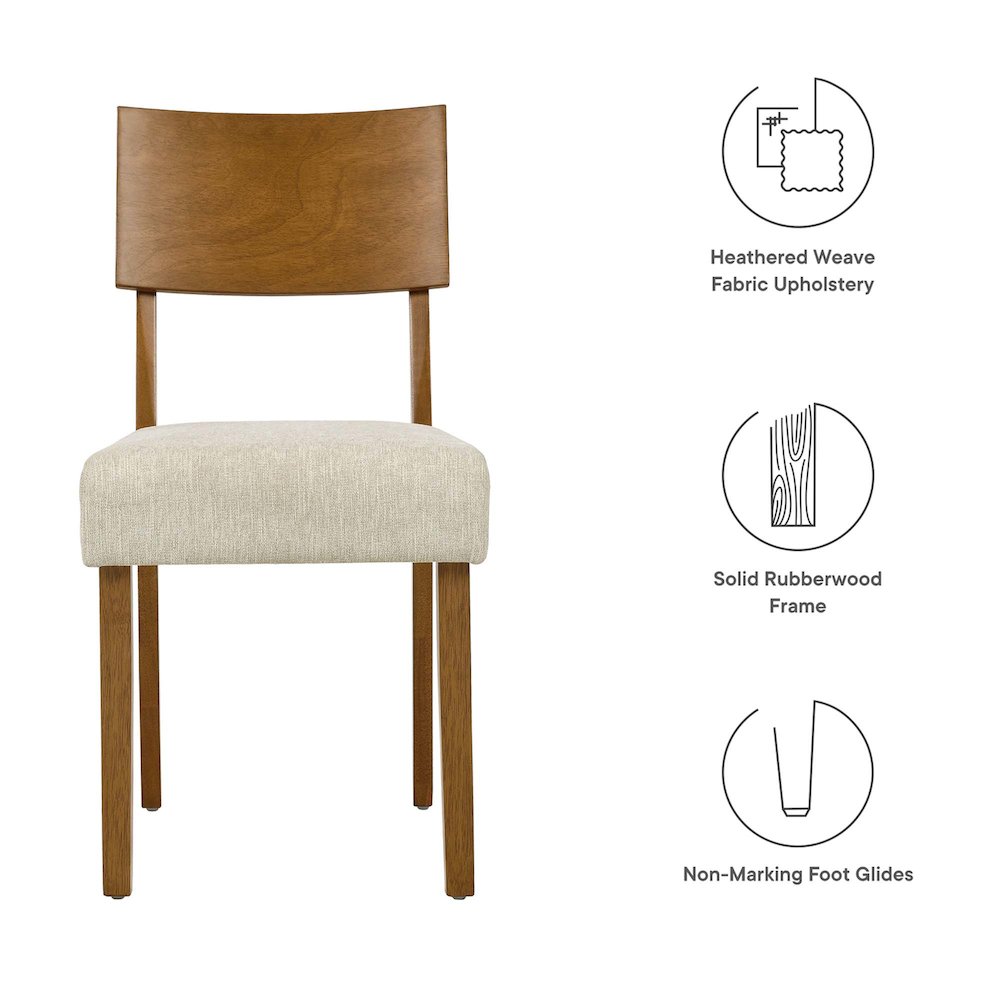 Pax Wood Dining Side Chairs Set of 2