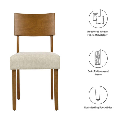 Pax Wood Dining Side Chairs Set of 2