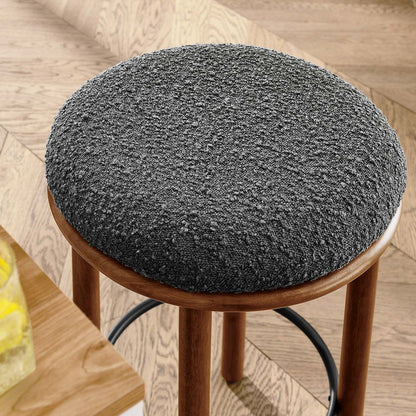 Fable Boucle Fabric Counter Stools Set of 2