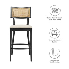 Caledonia Wood Bar Stools Set of 2