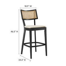Caledonia Wood Bar Stools Set of 2
