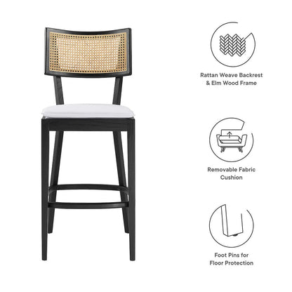 Caledonia Wood Bar Stools Set of 2
