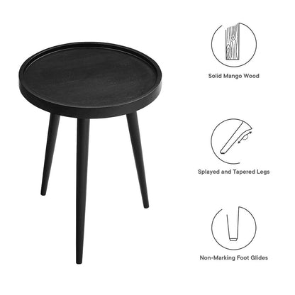 Chiro Round Wood Side Table
