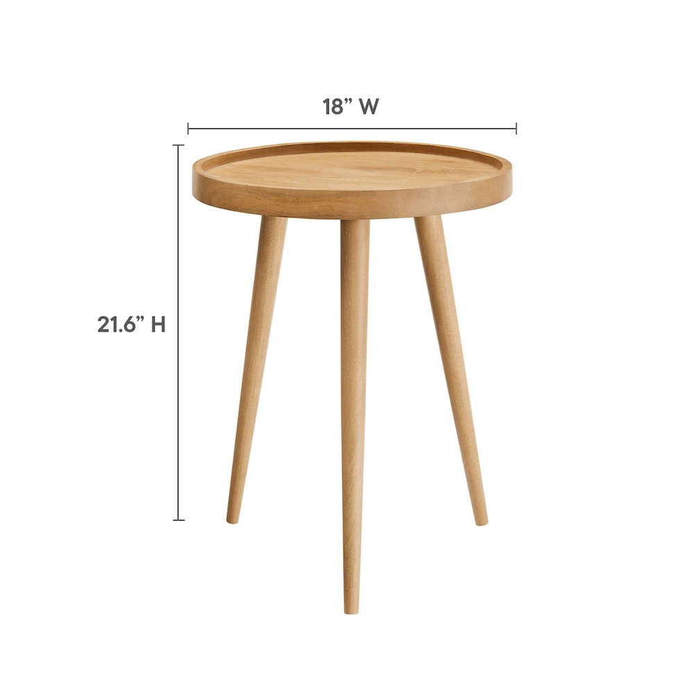 Chiro Round Wood Side Table