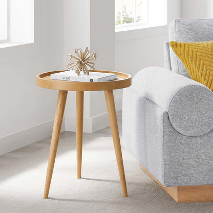 Chiro Round Wood Side Table